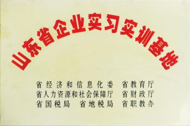 山東省企業(yè)實習實訓基地